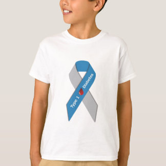 Type 1 Diabetes Awareness Ribbon T-shirt
