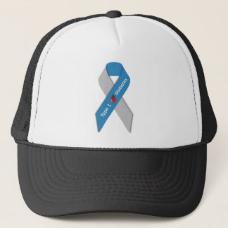 Type 1 Diabetes Awareness Ribbon Trucker Pet