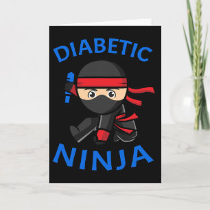 Type-1 Diabetes Bewustzijn Diabetische Ninja T1d K Kaart