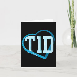 Type 1 Diabetes Bewustzijn Kaart
