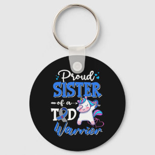 Type 1 Diabetes Bewustzijn Trots Zus Van Een T1d W Sleutelhanger