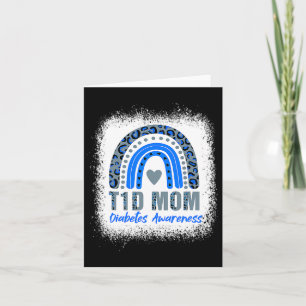 Type 1 Diabetes T1d Mom Diabetes Awareness Leopard Kaart