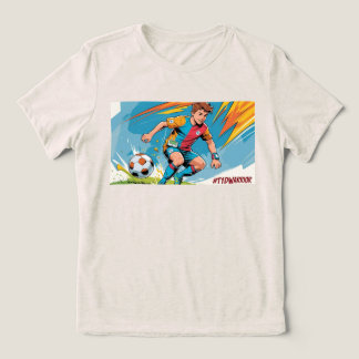 Type 1 Diabetes - Voetbal Jeugd Tri-Blend Shirt