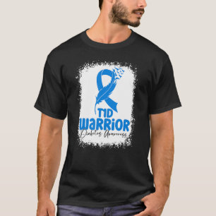 Type 1 Diabetes Warrior T1D Bewustmakingsmaand T-shirt