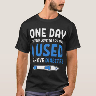Type 1 Diabetische Diabetes citeert Stroom Type 1 T-shirt
