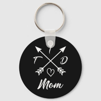 Type 1 Diabetische mam T1D Diabetes Awareness Gift Sleutelhanger