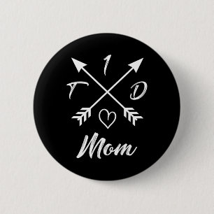 Type 1 Diabetische Moeder T1d Diabetes Bewustzijn Ronde Button 5,7 Cm