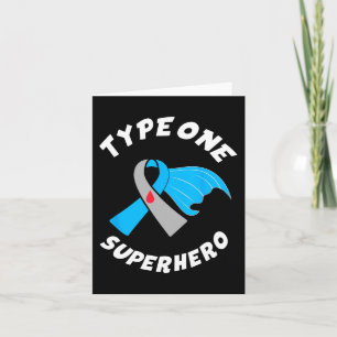 Type 1 Superheld Type 1 Diabetes Awareness 1 Kaart