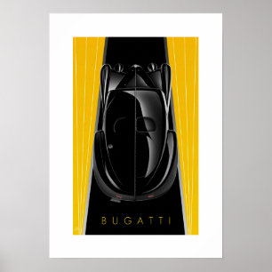 Type 57 SC Atlantic Art Deco Poster