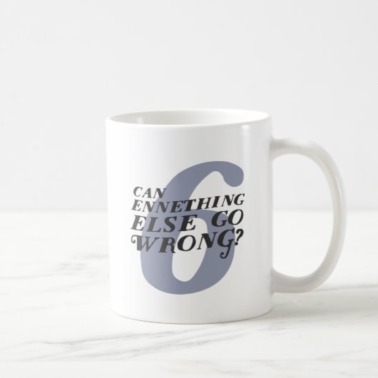Type 6 tasse drôle d'Enneagram (Droite)