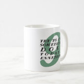 Type 9 tasse drôle d'Enneagram (Devant droit)