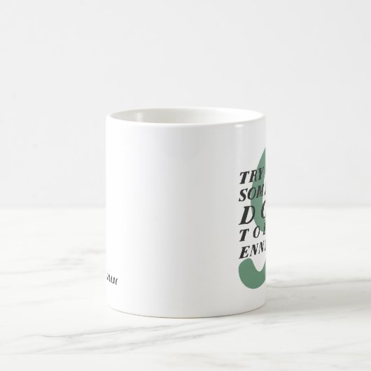 Type 9 tasse drôle d'Enneagram (Centre)