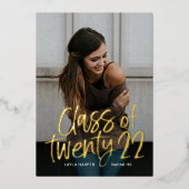 Type artistique Faire-part de graduation en huile (Recto)