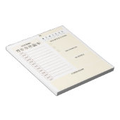 Type B leraar dagelijkse dump Notitieblok (Schuin)