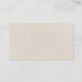 Type classique Carte de visite os (Dos)