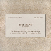 Type classique Carte de visite os