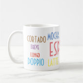 type de café de tasse d'amant de café (Gauche)