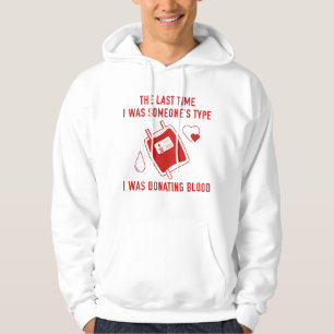 Type donorbloed hoodie