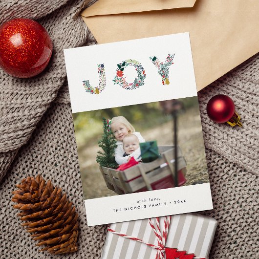 Type joyeux | Carte photo de vacances