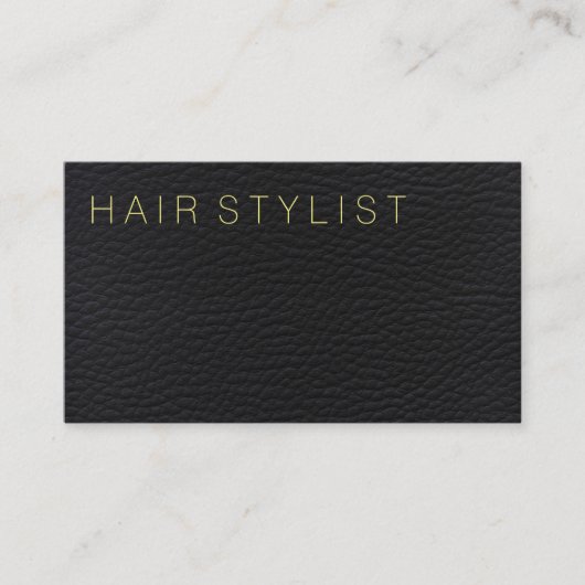 Type leder Modern Visitekaartje (Voorkant)