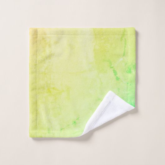 Type Ombre jaune à vert (Gant de toilette)