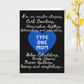 Type One Mom Awareness Kaart (Gele Bloem)