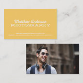 TYPE RÉTRO | CARTE DE VISITE PHOTOGRAPHIQUE (Devant / Derrière)