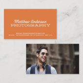 TYPE RÉTRO | CARTE DE VISITE PHOTOGRAPHIQUE (Devant / Derrière)