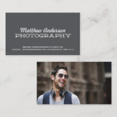 TYPE RÉTRO | CARTE DE VISITE PHOTOGRAPHIQUE (Devant / Derrière)