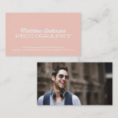 TYPE RETRO | FOTOGRAFIE-VISITEKAARTJE VISITEKAARTJE (Voorkant / Achterkant)