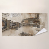 Typegraphie Paris (Serviette de bain)