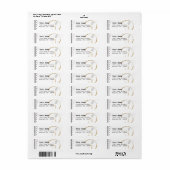 Typemachine Art Coffestain Aangepaste labels (Full Sheet)