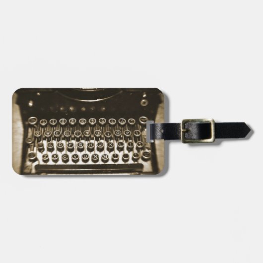 Typemachine Bagagelabel (Voorkant horizontaal)