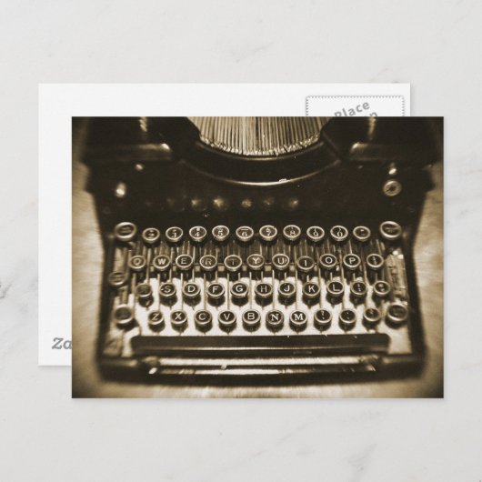 Typemachine Briefkaart (Voorkant / Achterkant)