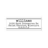  typemachine bruiloft 	rubberstempel (Gestempeld)