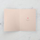 typemachine en bloemen Beste zuster Kaart (Binnen)