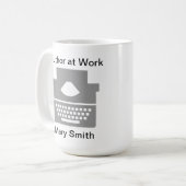 Typemachine Koffiemok (Voorkant links)