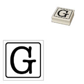 Typemachine Letter G Rubber Stamp Rubberstempel (Gestempeld)