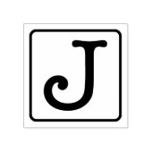 Typemachine Letter J Rubber Stamp Rubberstempel (Afrduk)