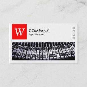 Typemachine - Logo en Panel v2 - Rood Visitekaartje