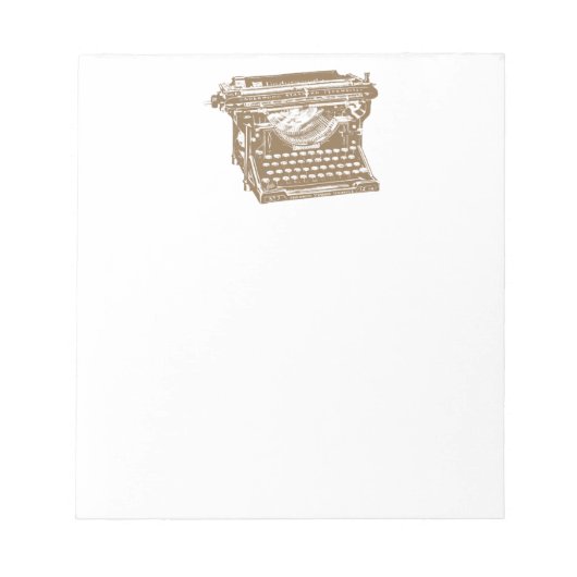 Typemachine Notitieblok (Voorkant)