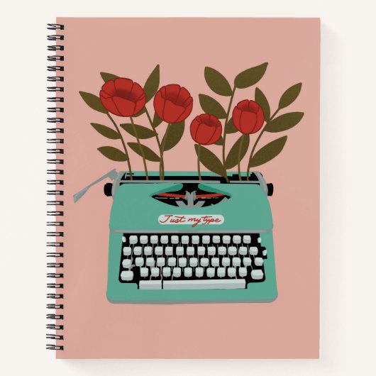 Typemachine Notitieboek (Voorkant)
