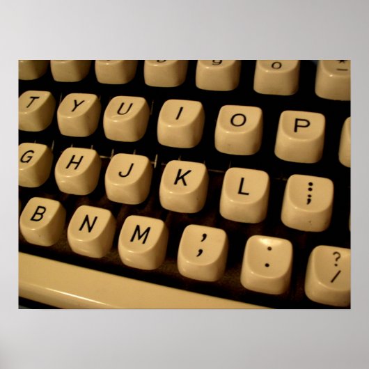 Typemachine Poster (Voorkant)