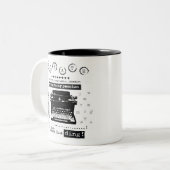  typemachine Two Tone Coffee Mok (Voorkant links)