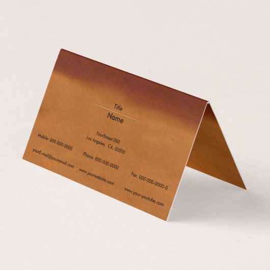 Typemachine Visitekaartjes (Achterkant)