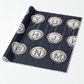  typemachines cadeaupapier (Uitgerold)