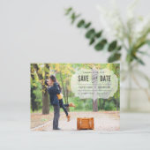  typemachinetabel | Briefkaart Datum opslaan (Staand voorkant)