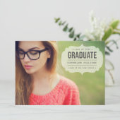  typemachinetabel | Uitnodiging tot Afstuderen (Staand voorkant)