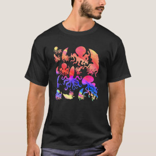 Typen Octopus Tentacles Kraken Marine Biology O T-shirt