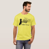 Typerende kraai t-shirt (Voorkant volledig)